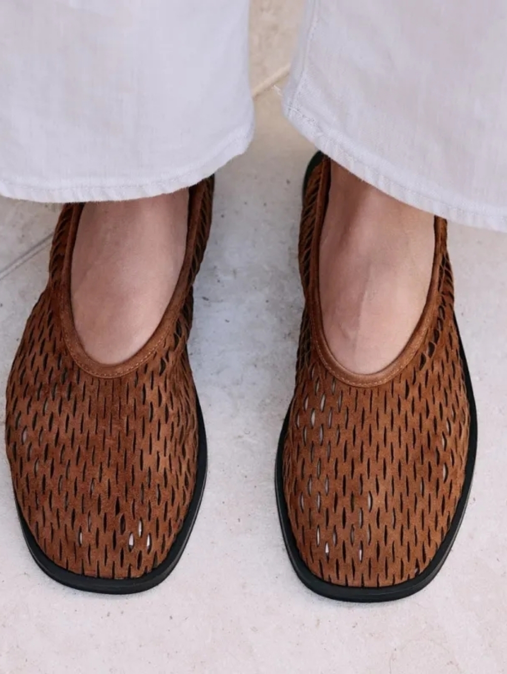 Mastisse Mulberry Suede Flats